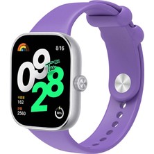 Xiaomi Redmi Watch 4 Uyumlu Kordon Silikon Spor Geçmeli Zore KRD-109 Kayış