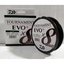 Daiwa Tournament Evo+ 8b 270 mt Dark Green Ip Misina 0,14 mm
