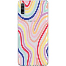 Mobilpad Samsung Galaxy A50/A30S/A50S Uyumlu Baskılı Yumuşak Silikon Şeffaf Telefon Kılıfı