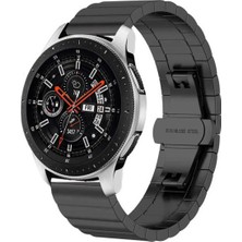 Zore Samsung Galaxy Watch 42MM Uyumlu 20MM Kordon Metal Seramik Şık Krd-16 Kayış
