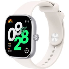 Xiaomi Redmi Watch 4 Uyumlu Kordon Silikon Spor Geçmeli Zore KRD-109 Kayış