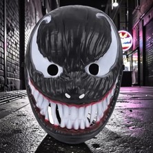 Kuzey Oyuncak Siyah Venom Maskesi Cadılar Bayramı Korku Maskesi Black Venom Halloween Mask Venom Parti Maskesi
