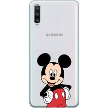 Mobilpad Samsung Galaxy A50/A30S/A50S Uyumlu Baskılı Yumuşak Silikon Şeffaf Telefon Kılıfı