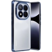 Hnrlishp Newface Xiaomi Redmi Note 14  Plus Kılıf Razer Lensli Silikon - Lacivert