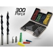 EkoAlışverişDünyam 300 Parça Dübel ve Matkap Ucu Seti