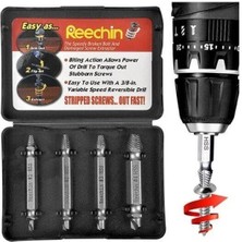 EkoAlışverişDünyam Easy Out 4lü Sökme Takımı - Hasar Görmüş Vida Çıkarıcı