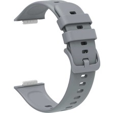 Zore Huawei Watch Fit 2 Uyumlu Kordon Silikon Yumuşak Esnek Aparatlı Krd-43 Kayış