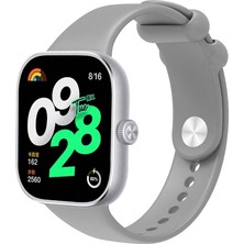 Xiaomi Redmi Watch 4 Uyumlu Kordon Silikon Spor Geçmeli Zore KRD-109 Kayış