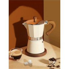 Leylart Mokapot 6-Cup Coffeehutt Bigg Coffee Kahve Demleme Kahve Ekipmanı Italyan Filtre Kahve Makinesi