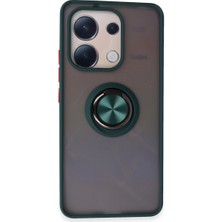 Eco Port Xiaomi Redmi Note 13 4g Kılıf Montreal Yüzüklü Silikon Kapak - Yeşil