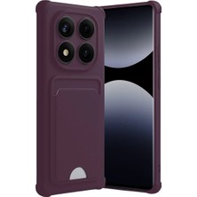 Eco Port Xiaomi Redmi Note 14 Pro 4g Kelvin Kartvizitli Silikon - Derin Mor