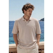 Damga Erkek Premium Comfort Taş Polo Yaka T Shirt