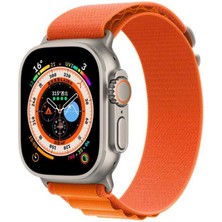 Apple Watch Ultra 49MM Uyumlu Kordon Alpine Hasır Örgü Zore Krd-74 Kumaş Kayış