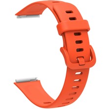 Huawei Band 7 Uyumlu Kordon Silikon Yumuşak Spor Esnek Zore Krd-71 Kayış