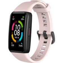 Huawei Band 6 Uyumlu Kordon Silikon Esnek Yumuşak Zore Krd-47 Kayış