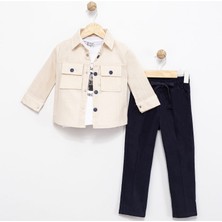 Sy Store Cepli Çıtçıtlı Gömlekli Erkek Çocuk Takım