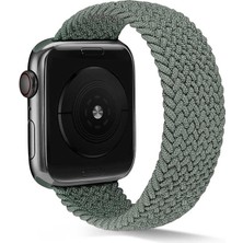 Zore Apple Watch 40MM Uyumlu Kordon Örgü Işlemeli Esnek Krd-38 Medium Kordon