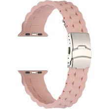 Zore Apple Watch 7 45MM Uyumlu Krd-72 Silikon Kordon