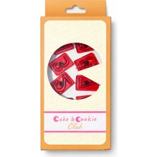 Cake & Cookie Club Rakam Seti Kurabiye / Pasta Dekor Kalıbı (0-9)