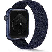 Zore Apple Watch 40MM Uyumlu Kordon Örgü Işlemeli Esnek Krd-38 Medium Kordon