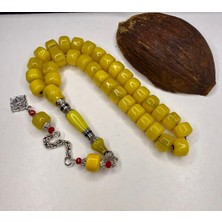 İskenderun Tesbih Nakkaş Imame Teker Kesim Osmanlı Torunu Çubuk Sıkma Kehribar Tesbih