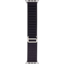 Zore Apple Watch 7 45MM Uyumlu Kordon Naylon Kumaş Spor Görünümlü Band-74 Hasır Kayış
