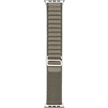 Apple Watch Ultra 49MM Uyumlu Kordon Alpine Hasır Örgü Zore Krd-74 Kumaş Kayış