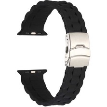 Zore Apple Watch 7 41MM Uyumlu Krd-72 Silikon Kordon