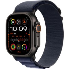 Apple Watch Ultra 49MM Uyumlu Kordon Alpine Hasır Örgü Zore Krd-74 Kumaş Kayış