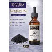 Envisha Beauty %100 Saf ve Doğal Çörek Otu Yağı 30 ml Soğuk Pres