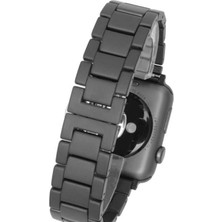 Zore Apple Watch 38MM Uyumlu Mat Seramik Metal Kordon