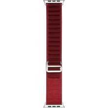 Zore Apple Watch 7 45MM Uyumlu Kordon Naylon Kumaş Spor Görünümlü Band-74 Hasır Kayış