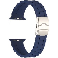 Zore Apple Watch Ultra 49MM Uyumlu Kordon Krd-72 Silikon Strap Kayış