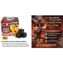 One Nation Premium Shisha Kömürü 26MM – 26 Adet