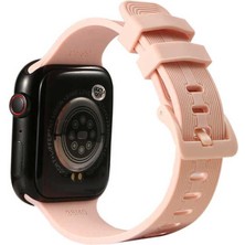 Zore Apple Watch 38MM Uyumlu Kordon Silikon Yumuşak Esnek Sportif Krd-23 Kayış