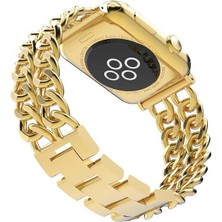 Zore Apple Watch 42MM Uyumlu Cowboy Metal Kordon