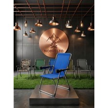 Nobrelto Premium Katlanır Kamp Sandalyesi - 130 kg Kapasiteli Çift Bardaklıklı Comfort Series