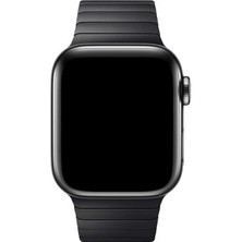 Zore Apple Watch 40MM Uyumlu Kordon Paslanmaz Çelik Luxury Metal Krd-35 Kayış