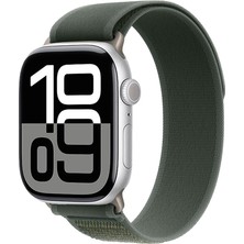 Apple Watch 7 41MM Uyumlu Kordon Trail Loop Hasır Yumuşak Kumaş Zore Krd-77 Kayış