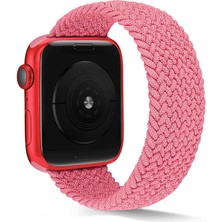 Zore Apple Watch 40MM Uyumlu Kordon Örgü Işlemeli Esnek Krd-38 Medium Kordon