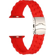 Zore Apple Watch 7 45MM Uyumlu Krd-72 Silikon Kordon