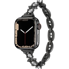 Apple Watch Ultra 49MM Uyumlu Kordon Metal Şık Luxury Tasarım Zore KRD-104 Kayış