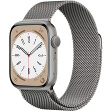Apple Watch 42MM Uyumlu Zore Krd-98 Metal Kordon