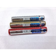 Faber Castell Grip Min 0,7 2b 60 mm 120'LI Tüp 3 Adet (Gri Gold Kırmızı)