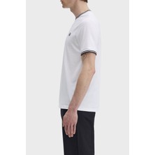 Fred Perry M1588V-100 Twin Tipped Erkek Tişört