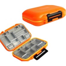 Oskar Su Geçirmez 12 Göz Fırdöndü Klips Kutusu - Turuncu