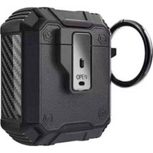 Apple Airpods Uyumlu Zore Airbag 35 Darbelere Karşı Dayanıklı Düğmeli Kılıf