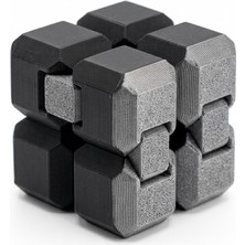 Silva Co Infinity Cube Katlanabilir Sonsuz Stres Küpü – Siyah Fidget Masa Oyuncağı