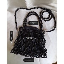 Akhasya Inci Boncuklu, Uzun Askılı Bayan Çantası