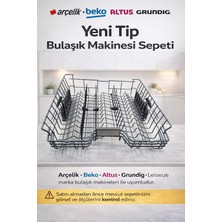 Öz Beyaz Eşya Arçelik-Beko-Altus-Grundig Bulaşık Makinesi Üst Sepet Asansörlü(Görseldeki Model Kontrol Yapınız)